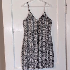 Snakeskin dress
